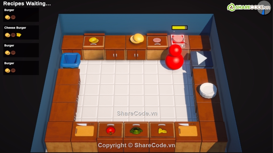Source code game,Unity C#,nhà hàng,code Unity game,code chất lượng,Unity